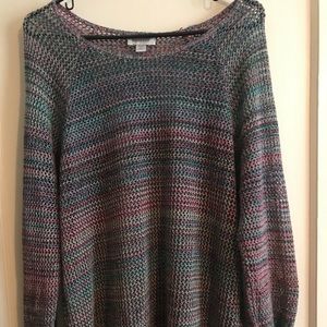 Women’s rainbow Avenue sweater size 18/20